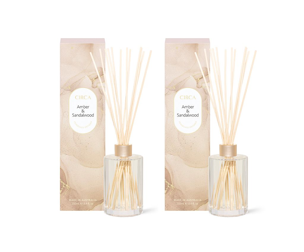 Diffuser 250ml - AMBER &amp; SANDALWOOD Set